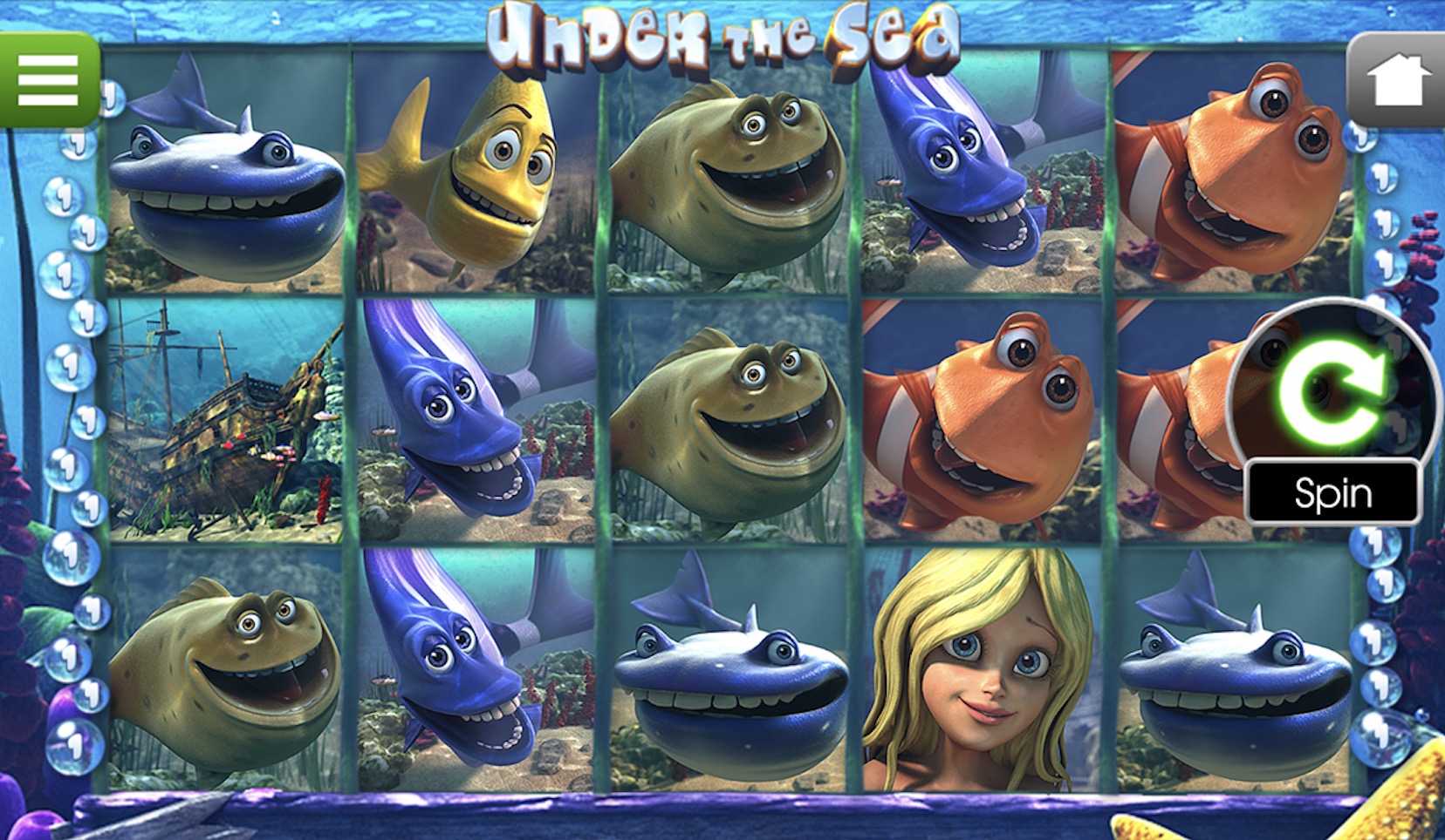   Under the Sea  Betsoft  Martin asino     